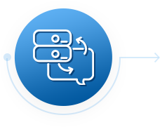 Secure communication icon