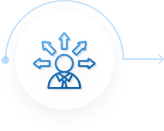 Threat detection human alert icon
