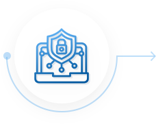 Security laptop detection icon