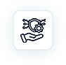 Shielded cyber security icon
